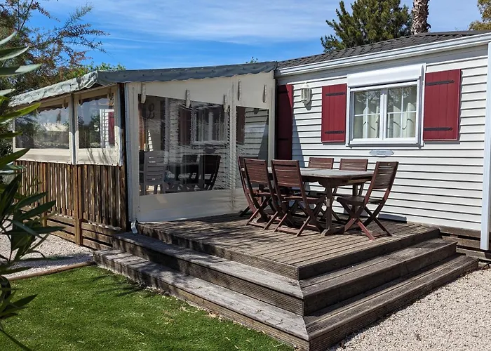 Mobil Home à 200m de la mer au Camping des Pins Maritimes Hyères